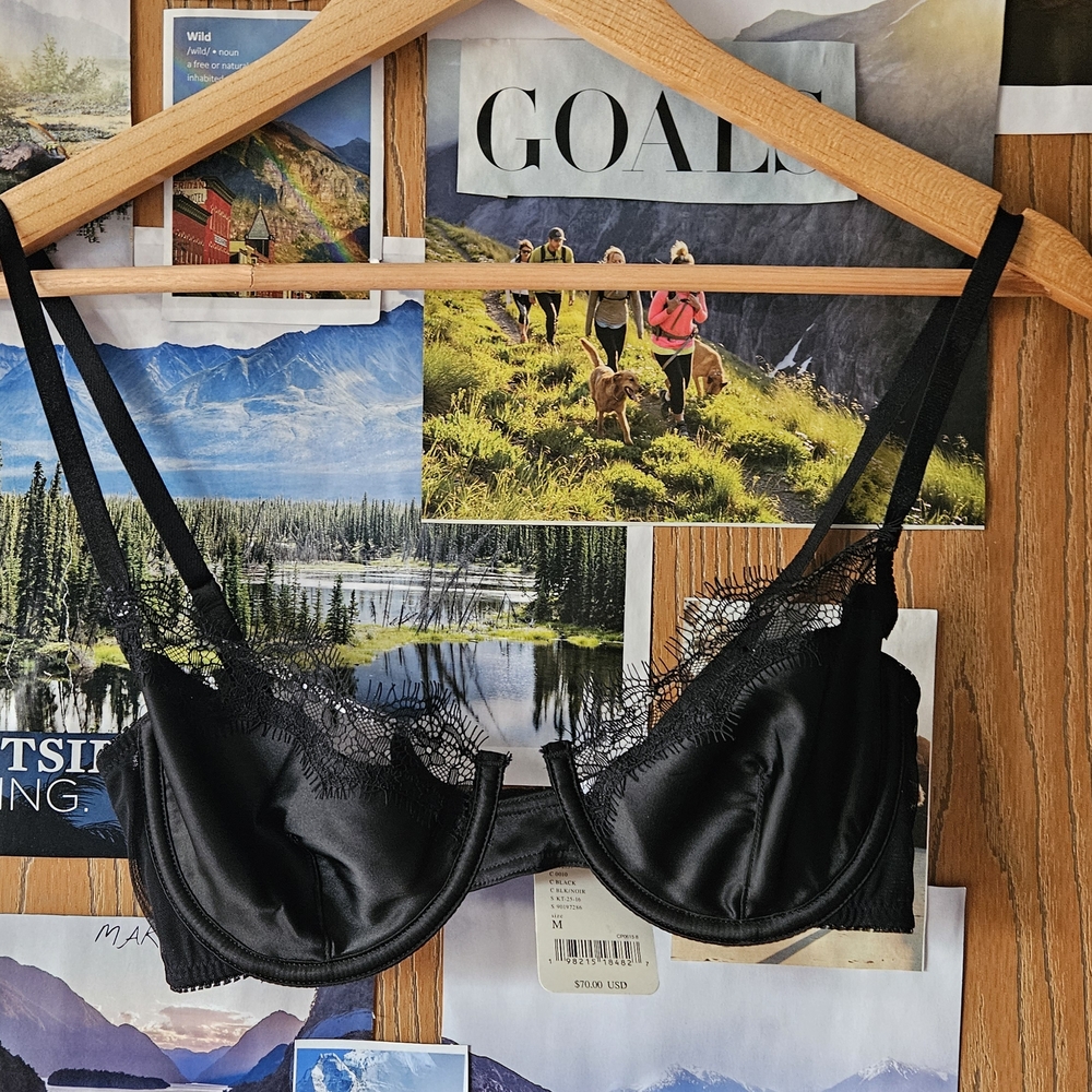 Elegant Black Lace Bra